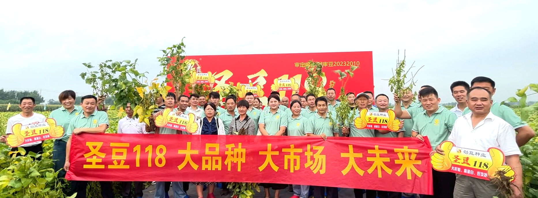 艾迪晶控股子公司勁豆種業(yè)圣豆118觀摩大會圓滿落幕